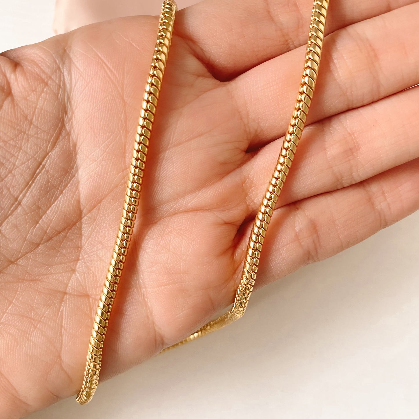 Golden snake chain