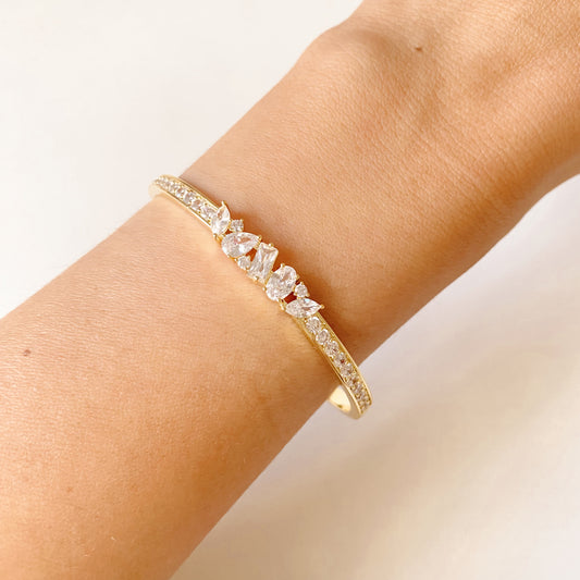 Elegant Marquise Cuff