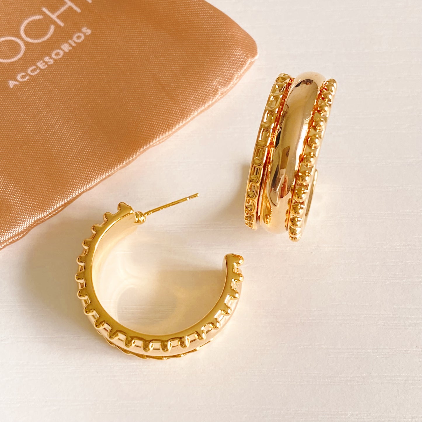 Cleo gold hoops