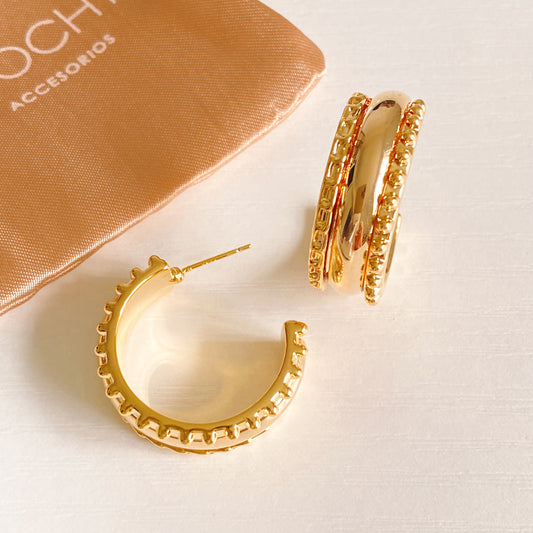 Cleo gold hoops